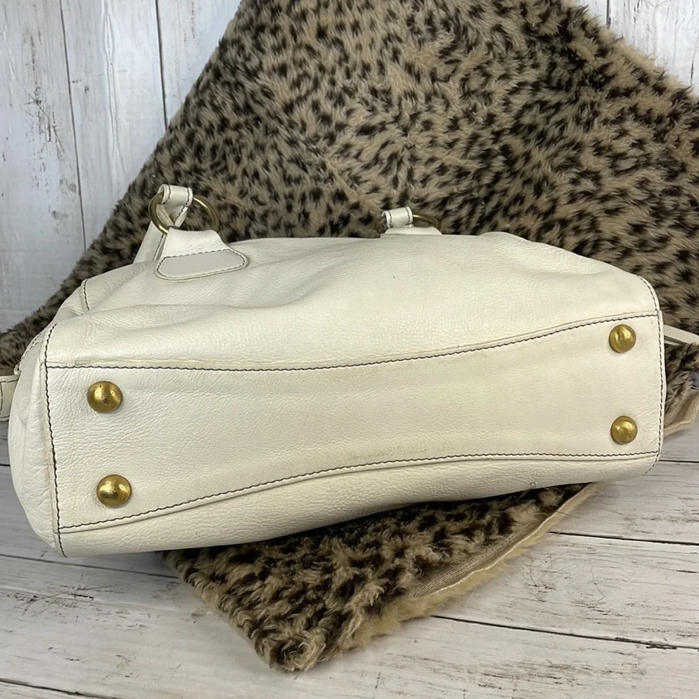 Boden Cream Satchel Bag